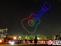 无人机灯光秀闪耀墨西哥热气球节