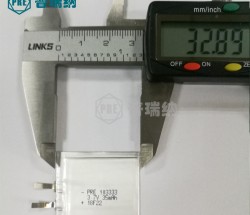 PRE聚合物锂电池超薄1mm